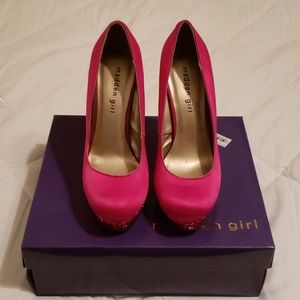 Madden Girl Glittery Heels